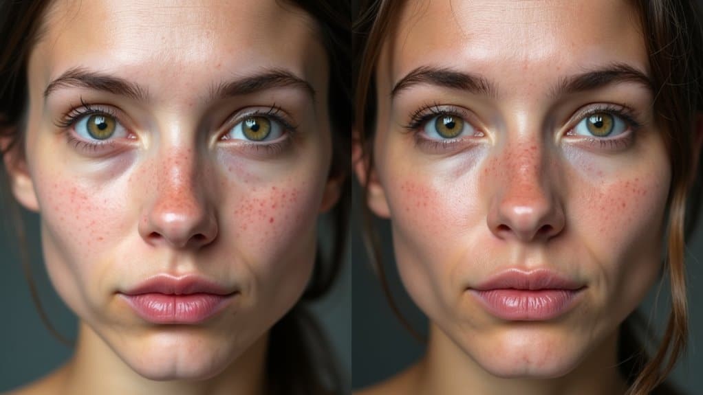 facial features deteriorate with alcohol