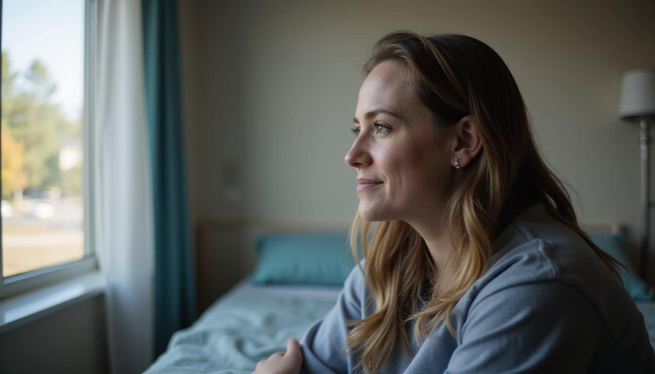Close-up portrait of someone receiving heroin detox support in rehab