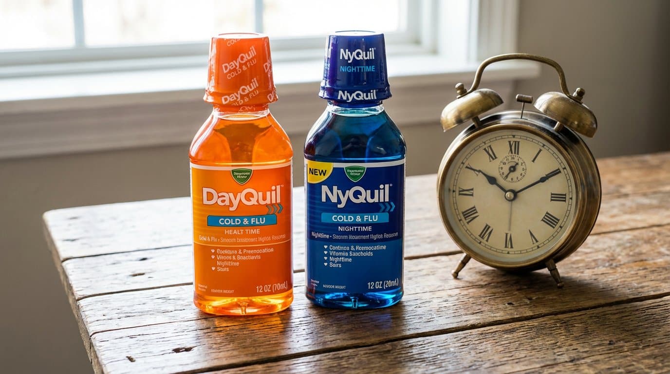 carefully time dayquil and nyquil dosage