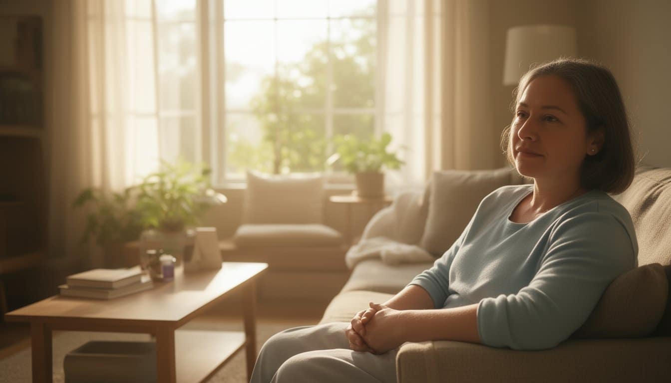 Comfortable therapy room supporting emotional healing during Opiate Detox