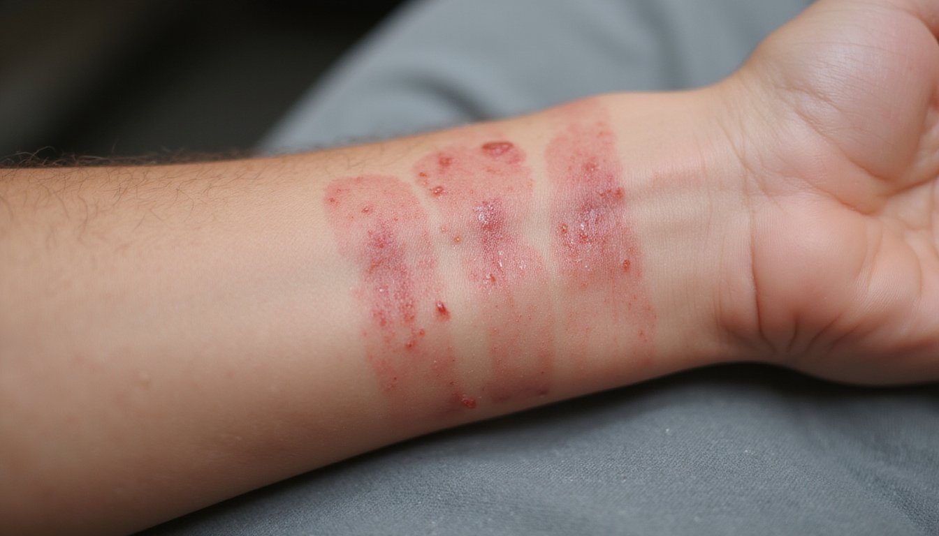 intravenous sclerosis discoloration and scarring