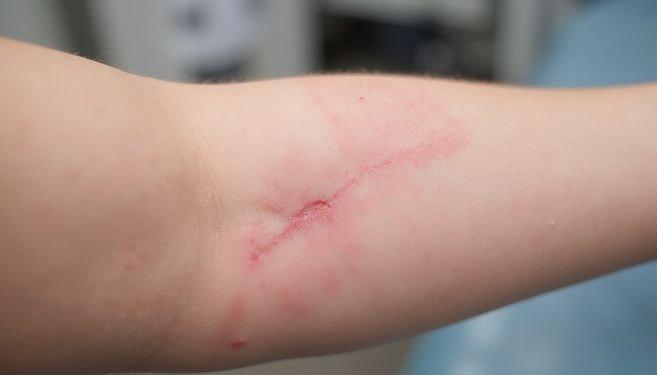 track marks medical warning