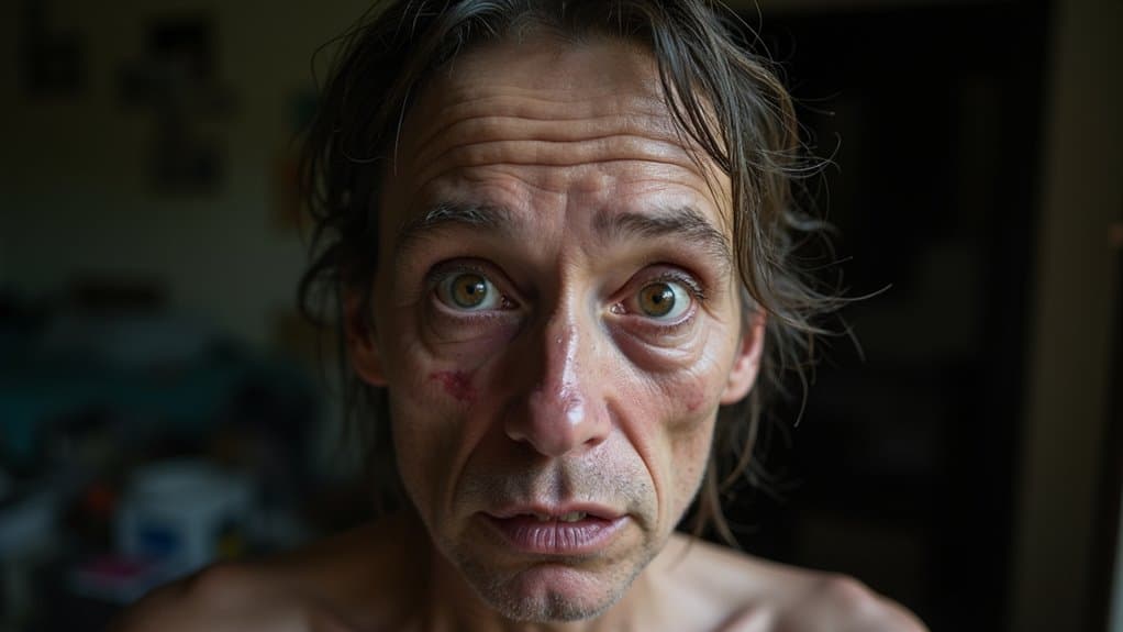 meth use warning signs
